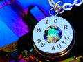 45 ACP bullet jewel necklace pendant Swarovski crystal alexandrite Ultra Line __etsy:2014792725