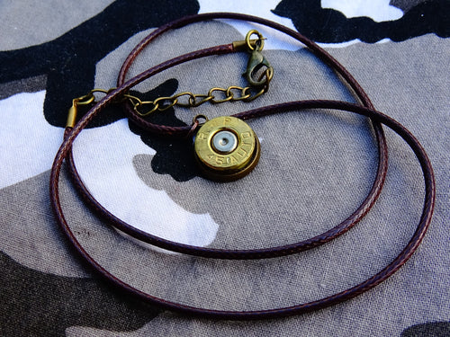 45 ACP corded necklace apocalypse edition __etsy:2007299867