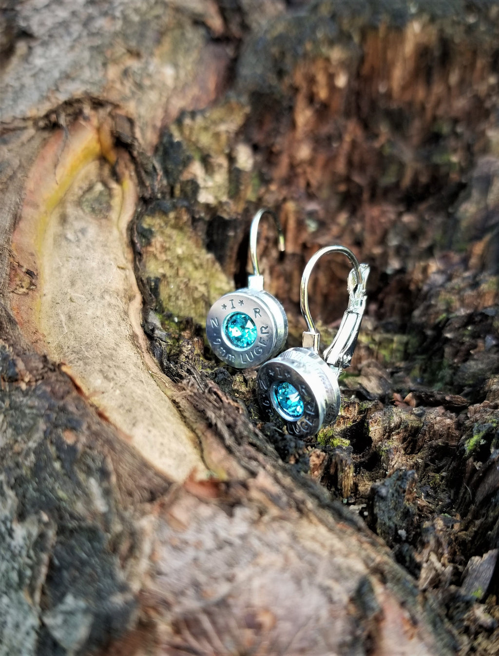 Aquamarine 9mm Bullet French Clip Earrings __etsy:1923954450