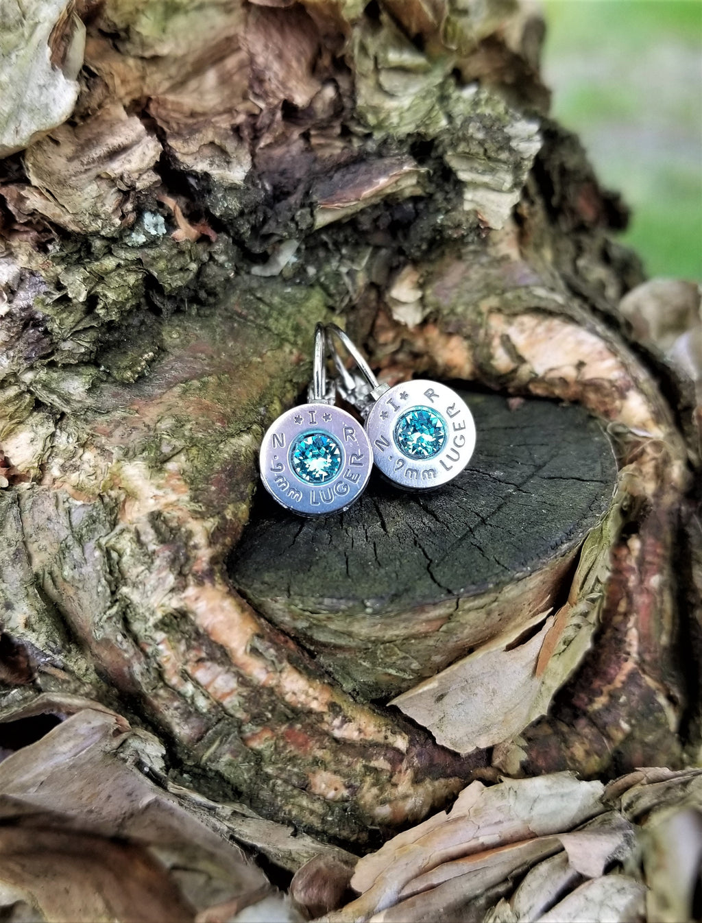 Aquamarine 9mm Bullet French Clip Earrings __etsy:1923954560