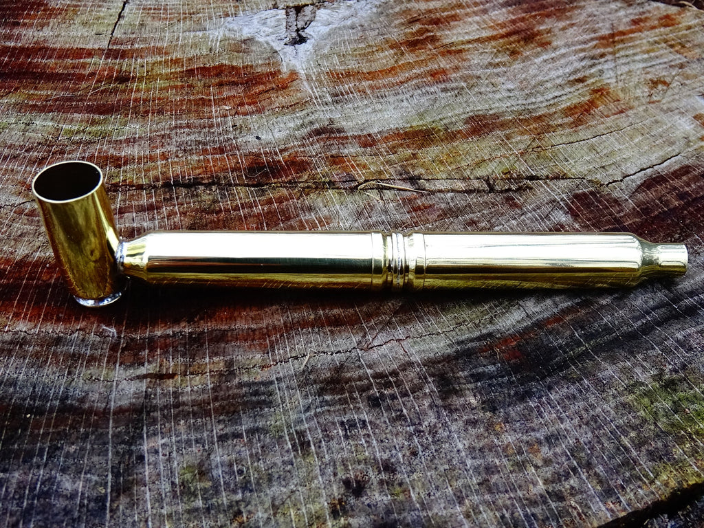 Brass pipe bullet