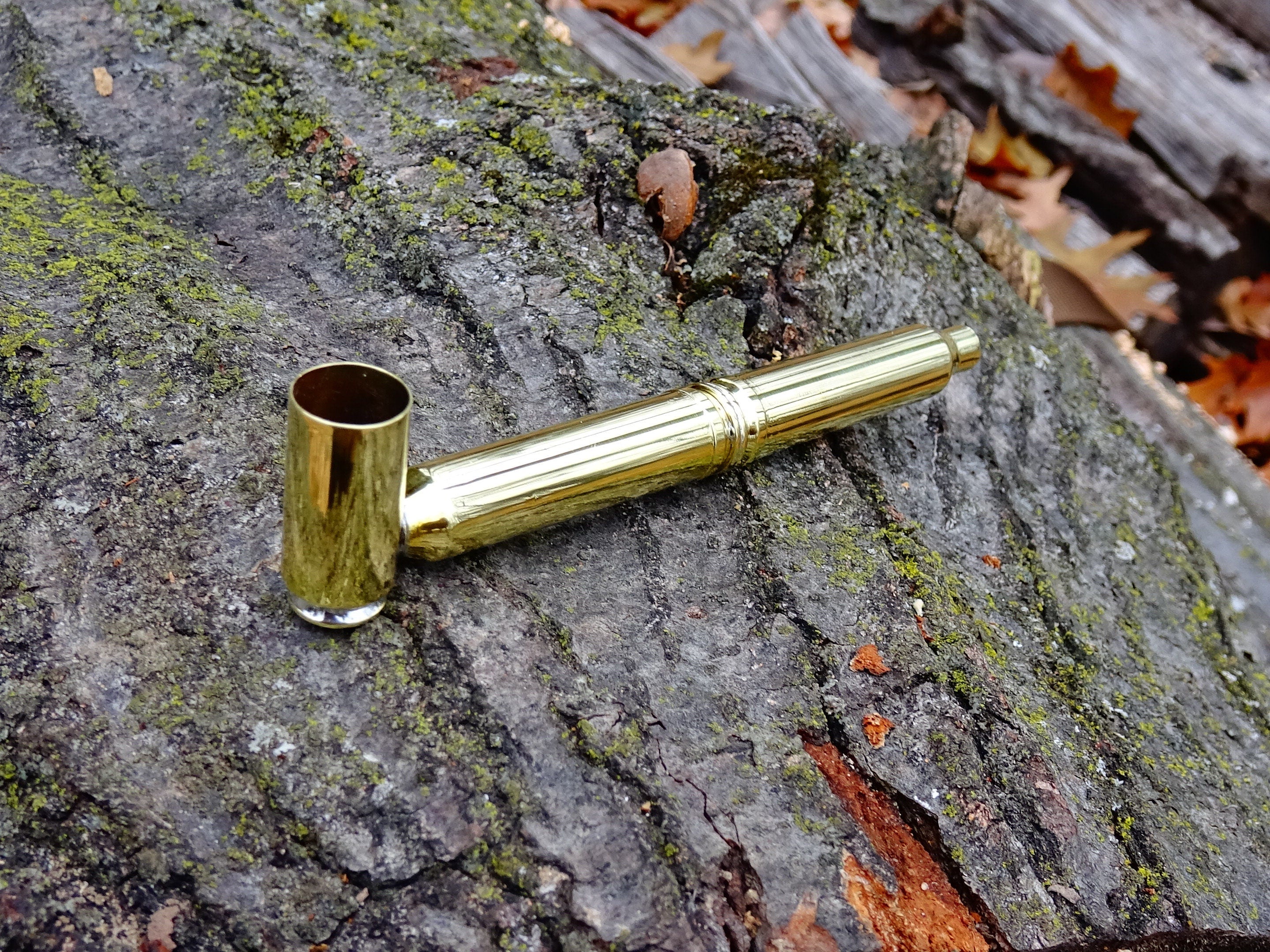 Brass pipe bullet