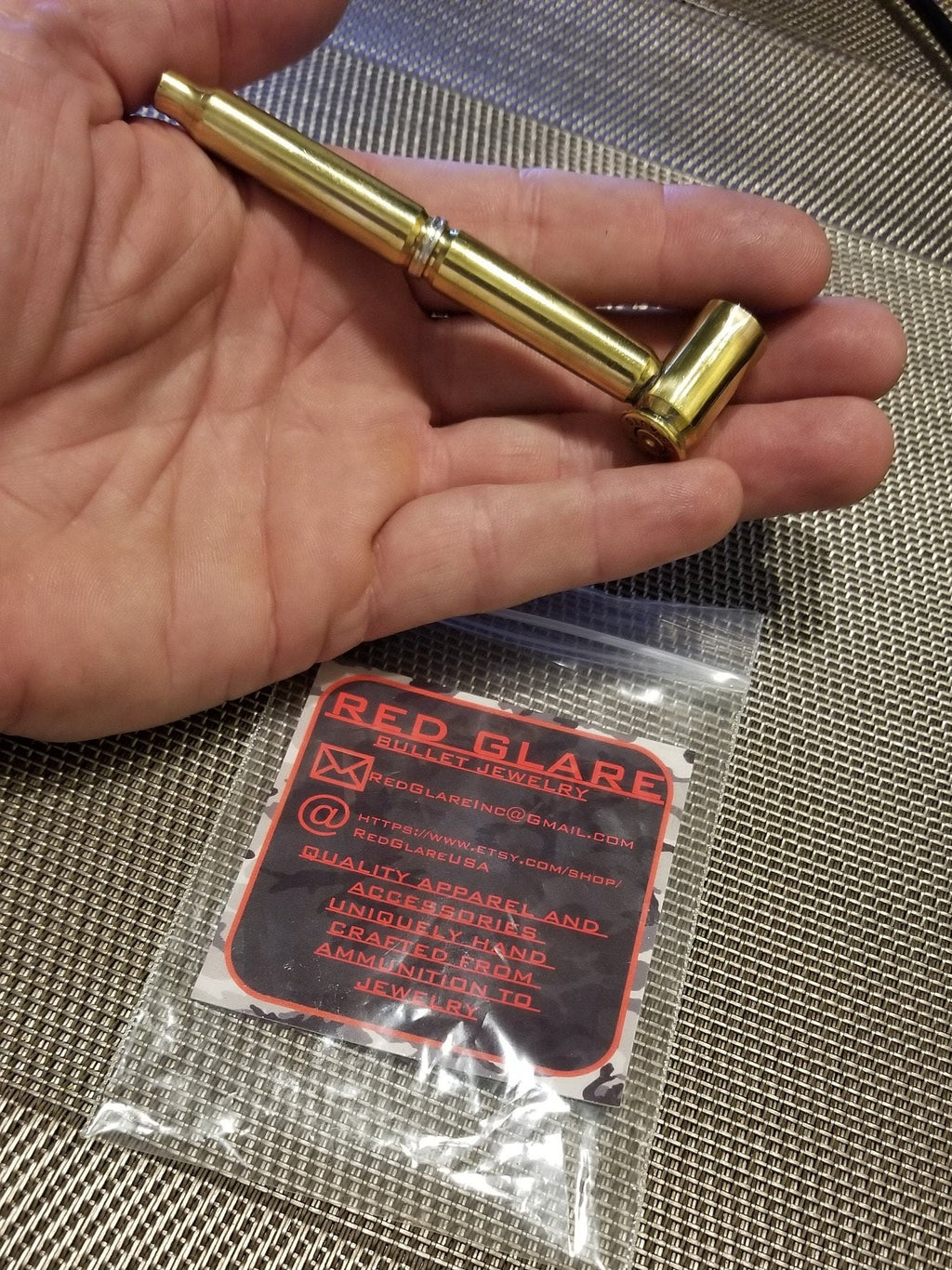 Brass pipe bullet