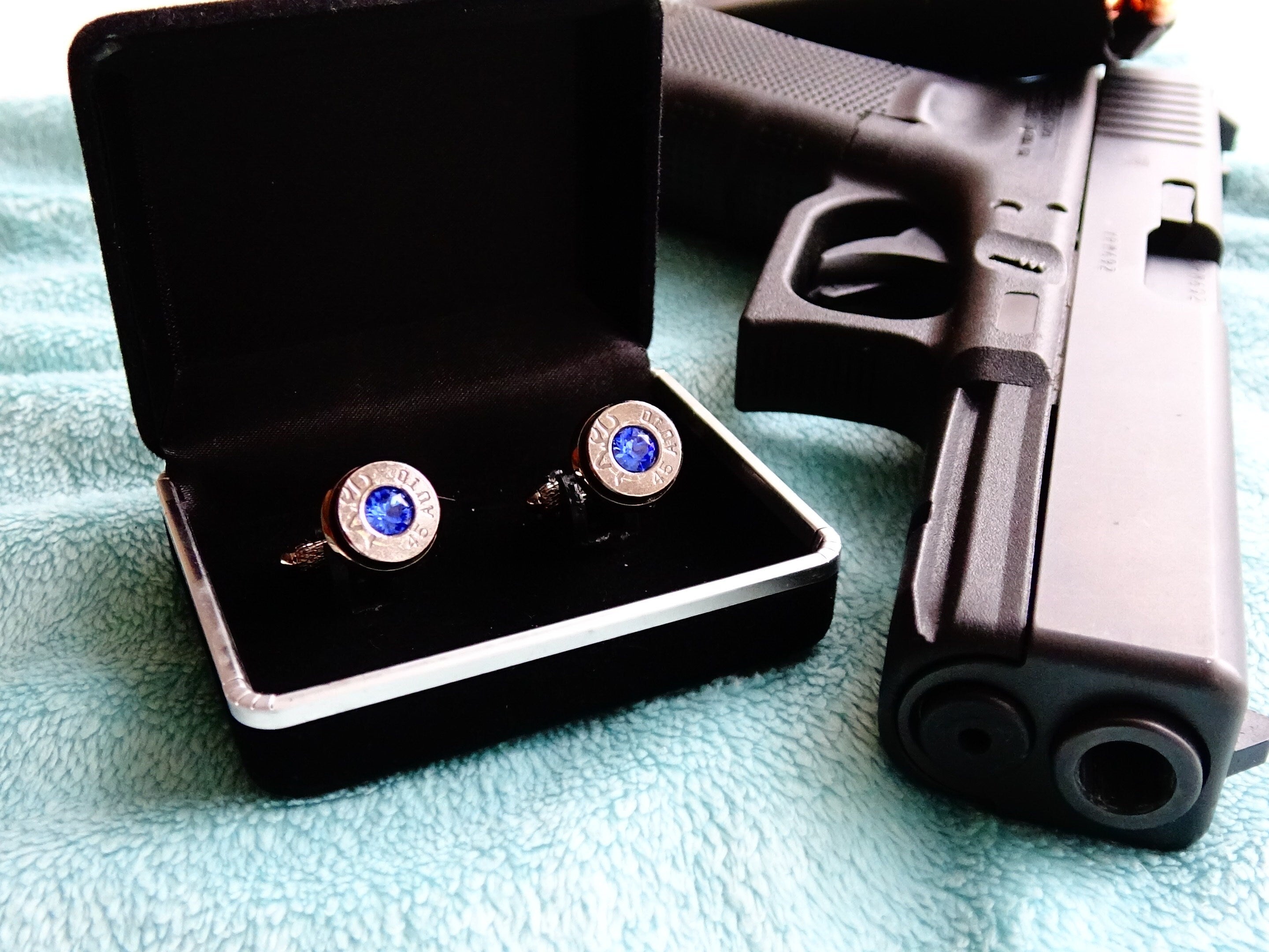 Bullet Cufflinks __etsy:2168080563
