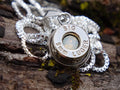 Bullet Necklace pendant 9mm opal