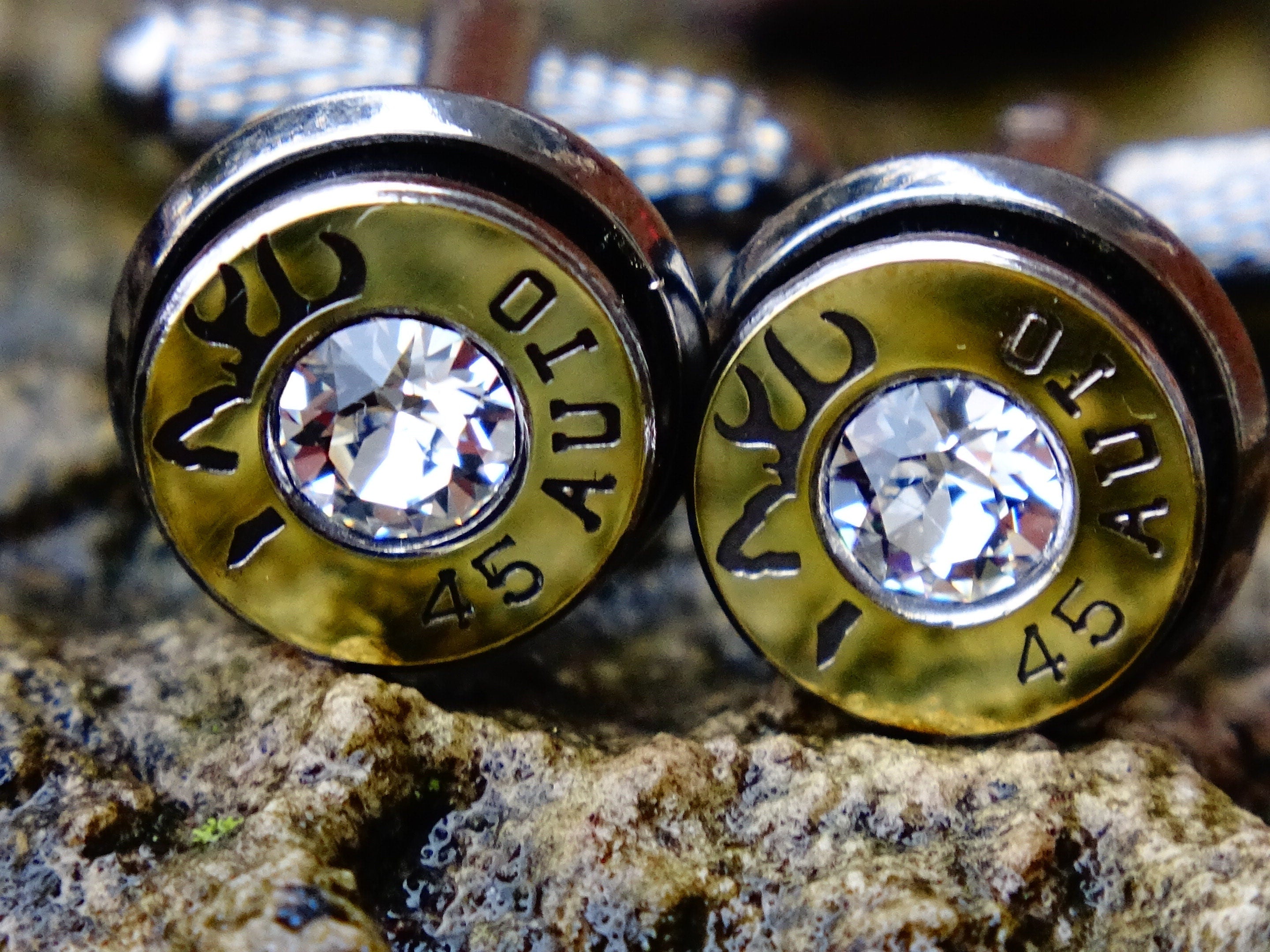 Bullet cufflinks __etsy:2241786029