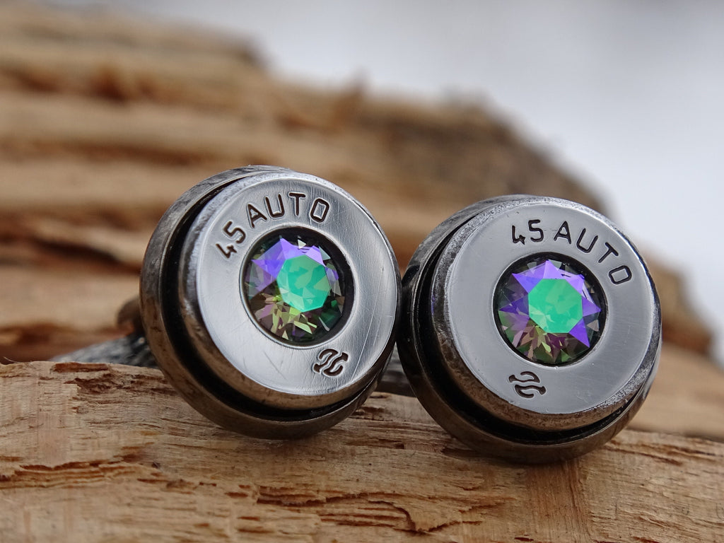 Bullet cufflinks high polished alexandrite __etsy:2773641676