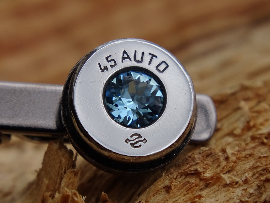 Bullet cufflinks high polished aqua marine __etsy:2821604577