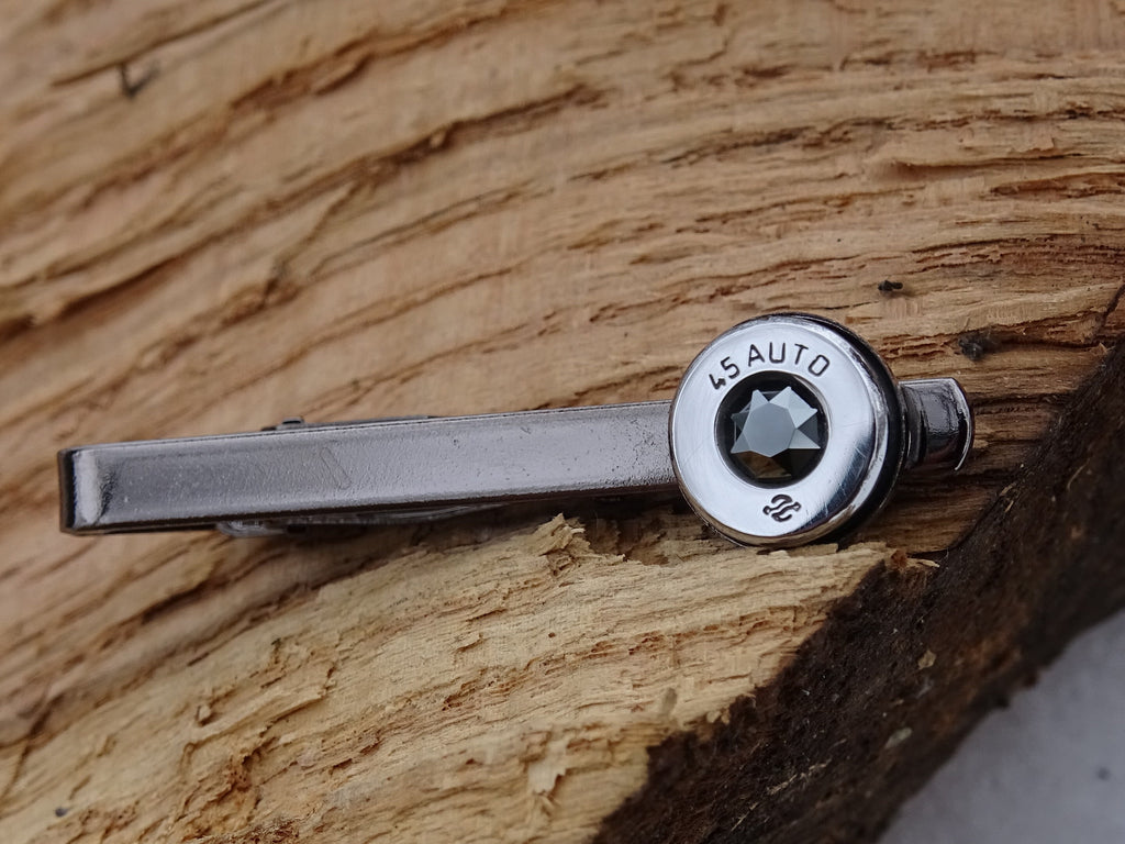 Bullet cufflinks high polished black onyx __etsy:2821309743