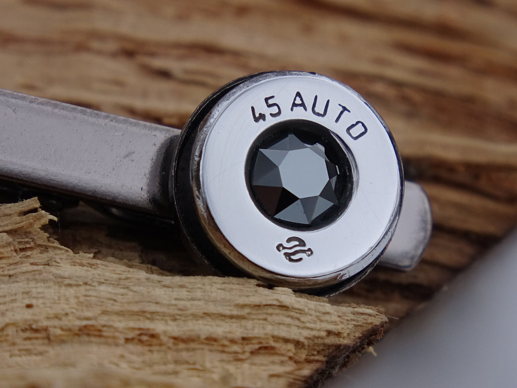 Bullet cufflinks high polished black onyx __etsy:2773627094