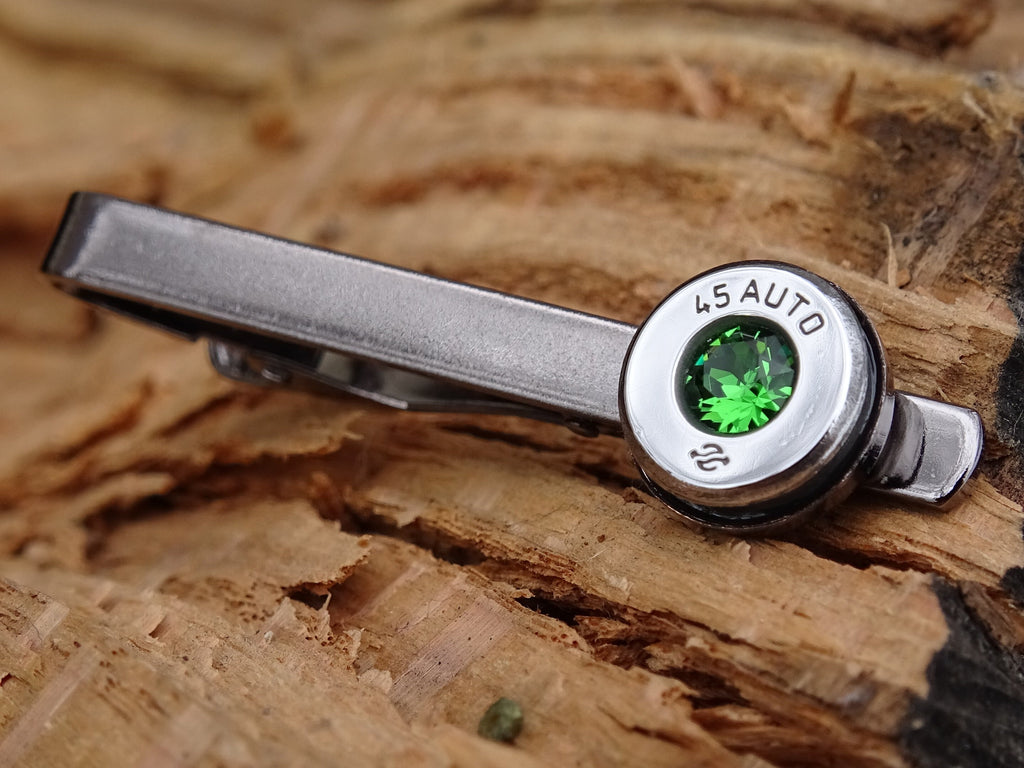 Bullet cufflinks high polished green __etsy:2774028730