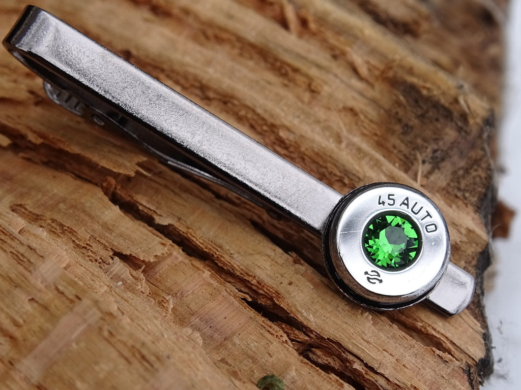 Bullet cufflinks high polished green __etsy:2821711397
