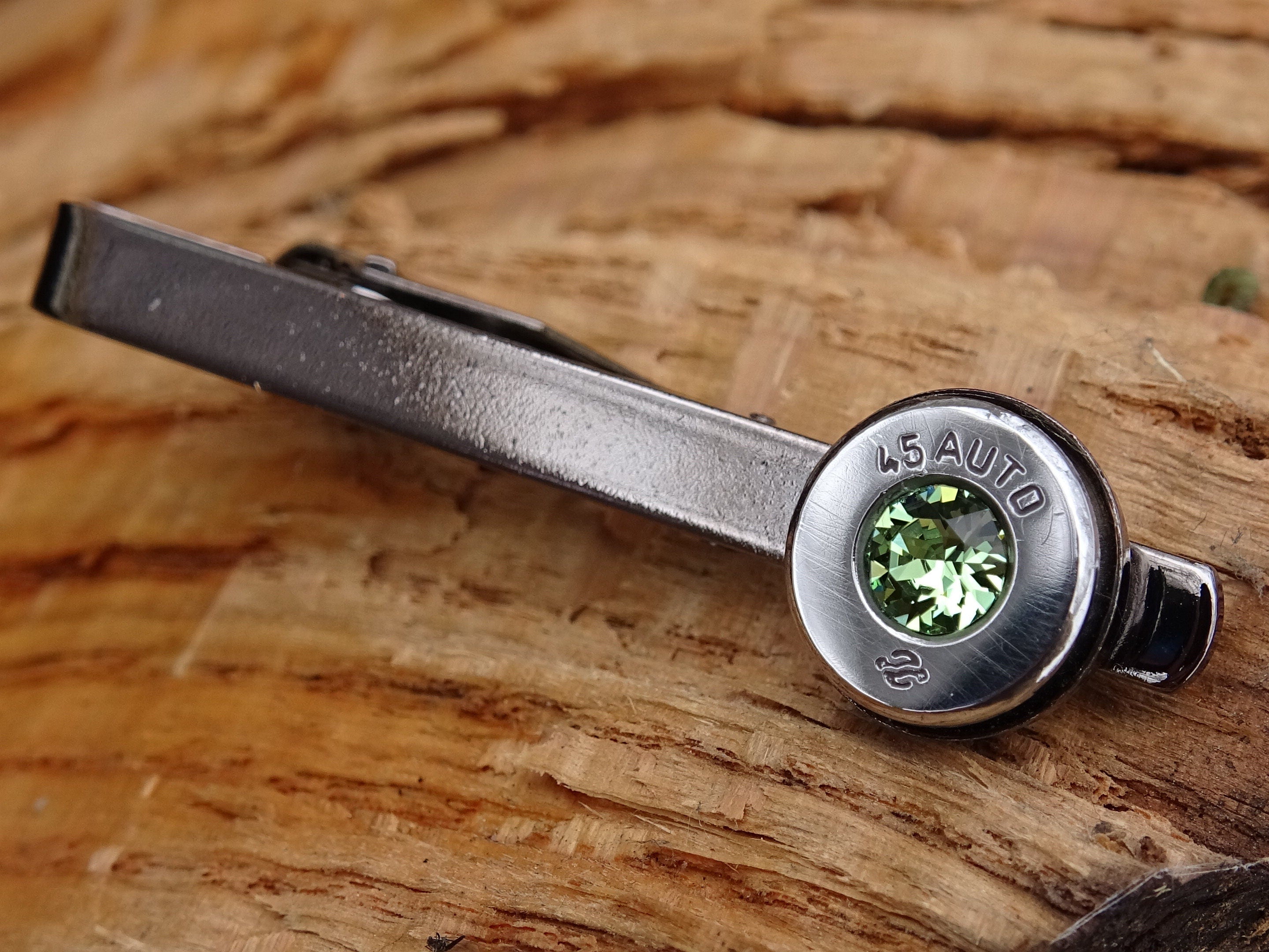 Bullet cufflinks high polished peridot __etsy:2821635961