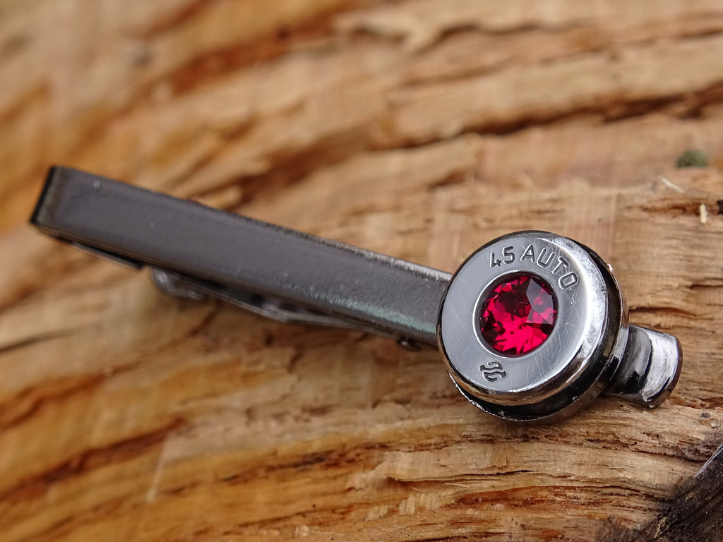 Bullet cufflinks high polished ruby __etsy:2773931394