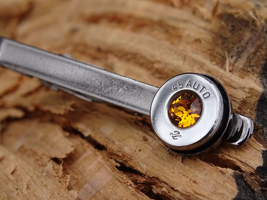 Bullet cufflinks high polished topaz __etsy:2773997856
