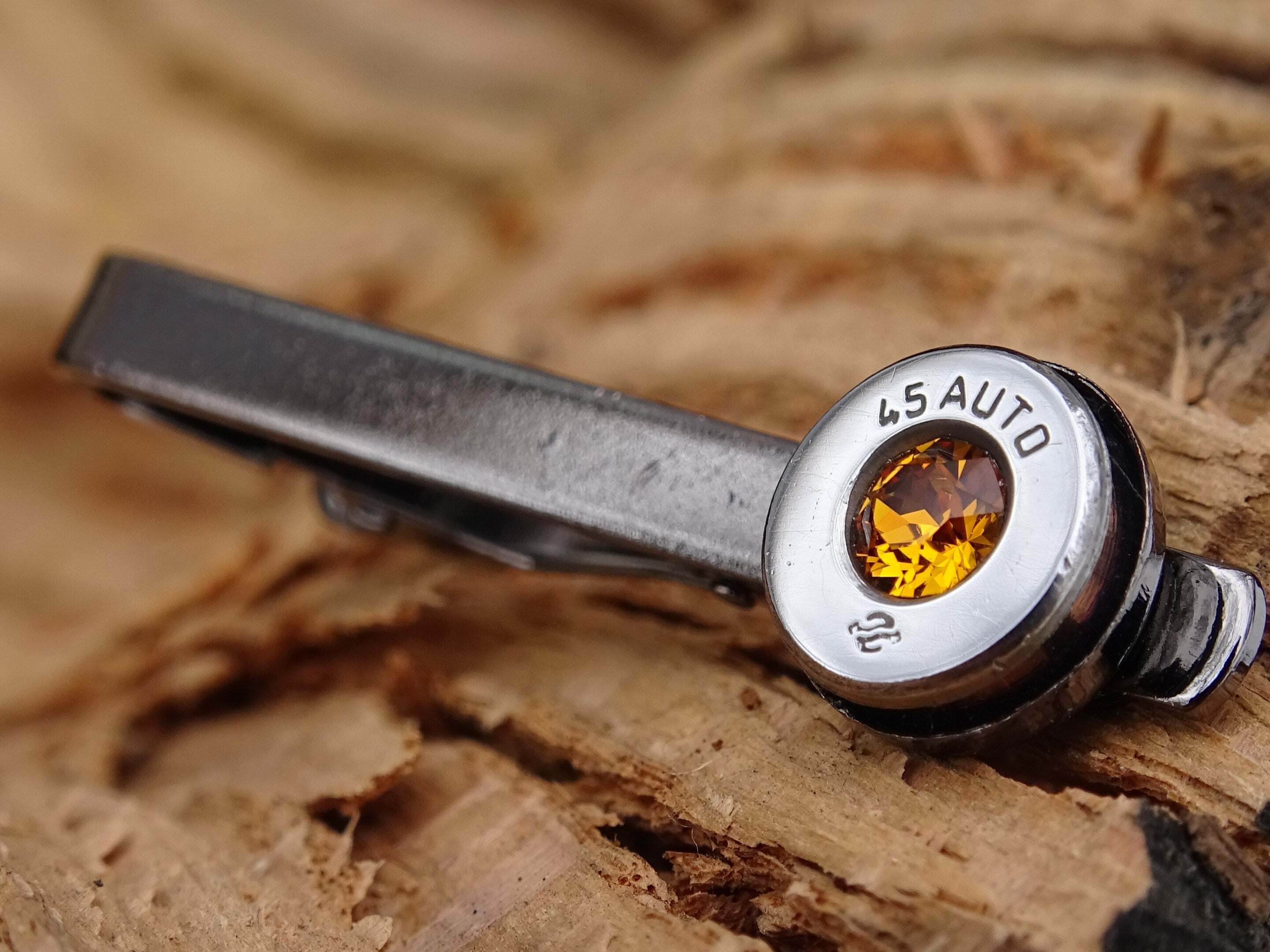 Bullet cufflinks high polished topaz __etsy:2773998026