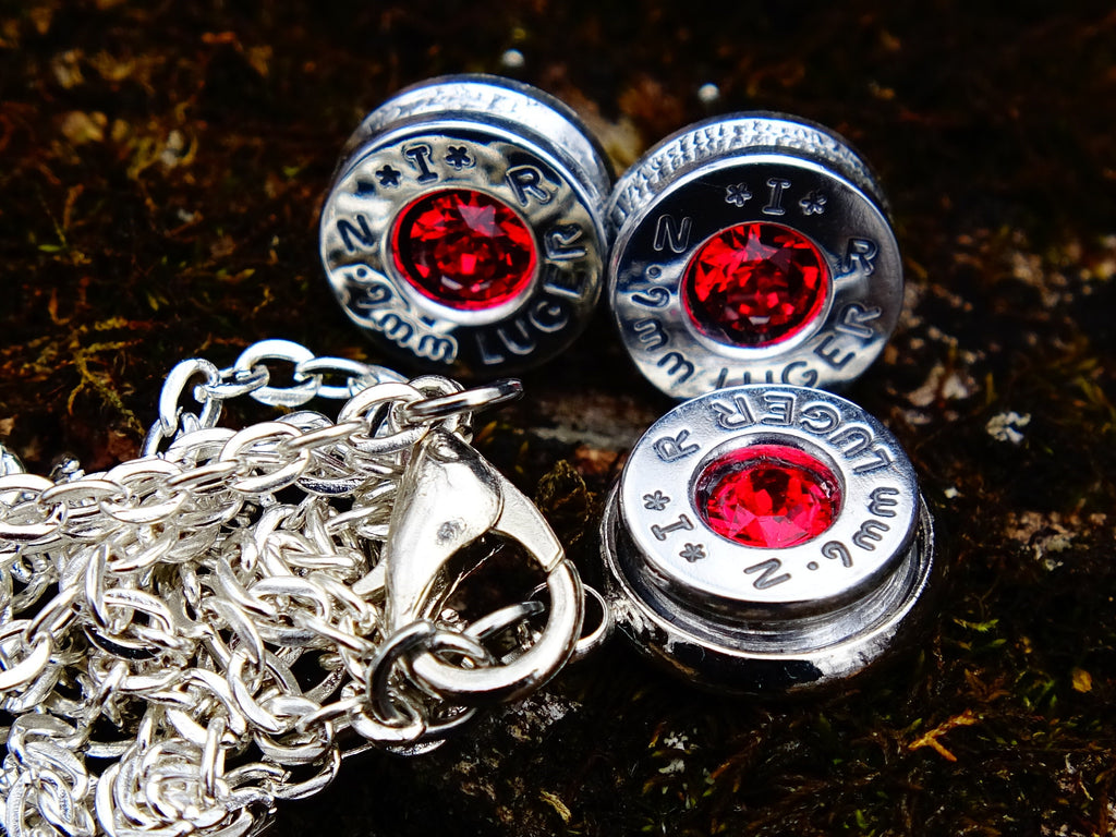 Bullet earring & necklace __etsy:2293351603