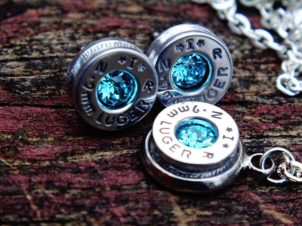 Bullet earring & necklace __etsy:2292300239