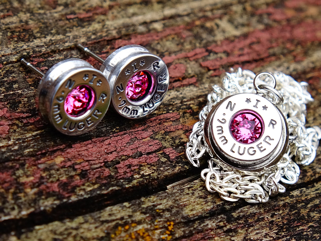 Bullet earring & necklace __etsy:2293361109