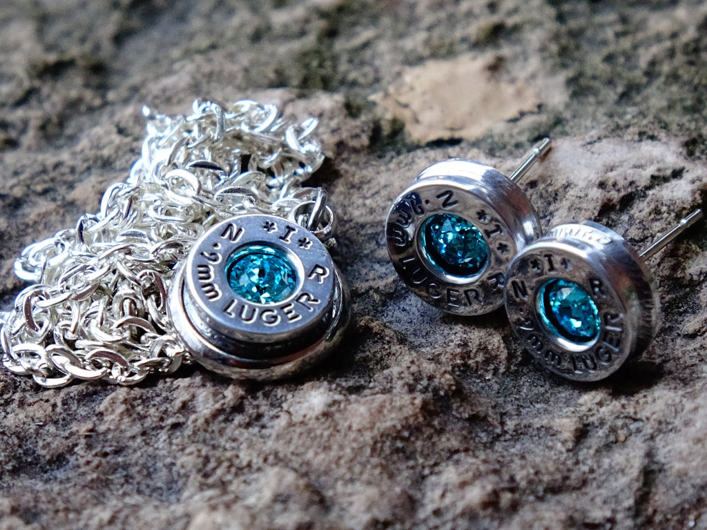 Bullet earring & necklace __etsy:2244703826