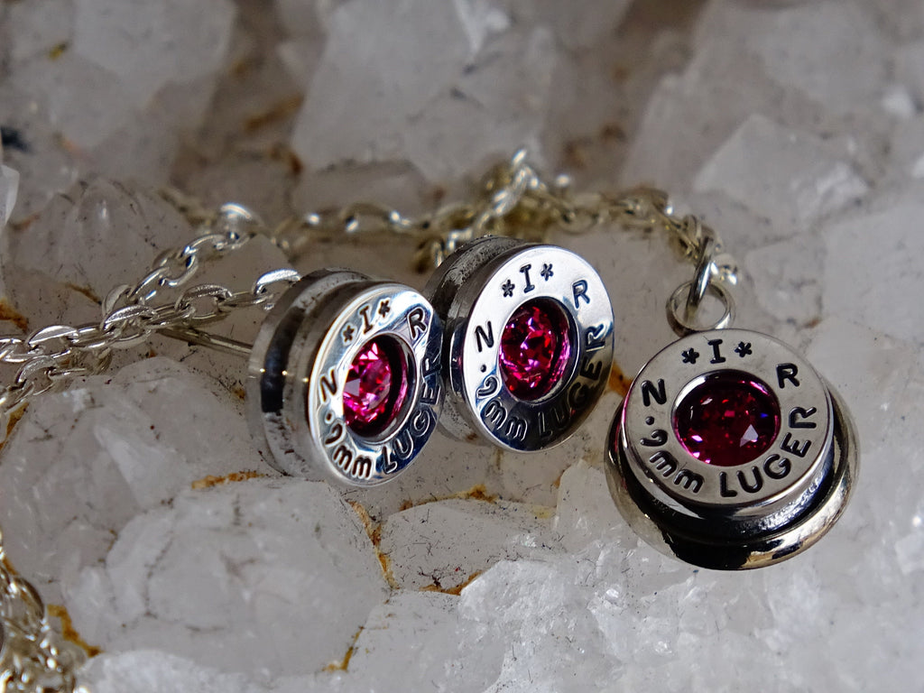 Bullet earring & necklace __etsy:2245762758