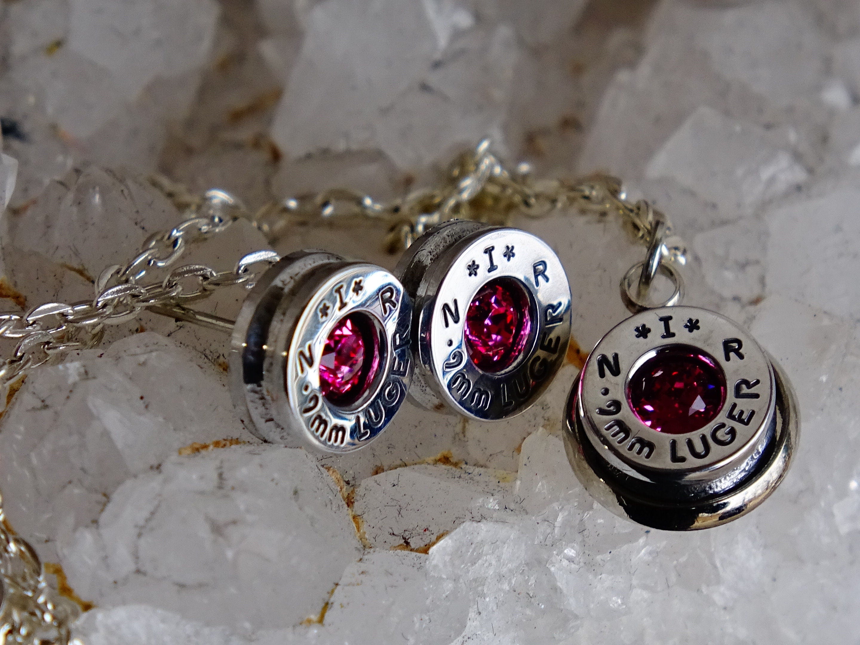Bullet earring & necklace __etsy:2245762758