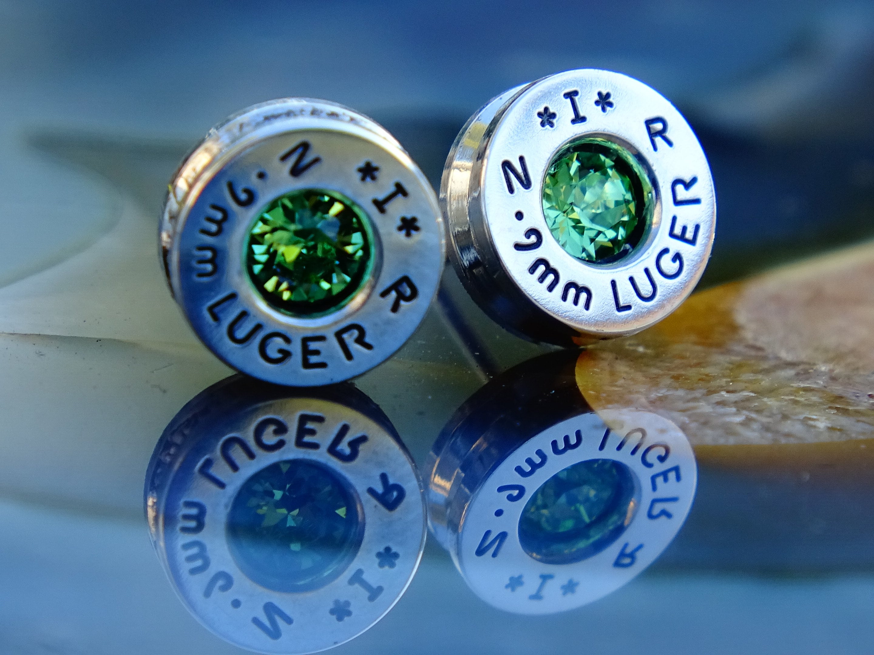 Bullet earrings __etsy:2067547877