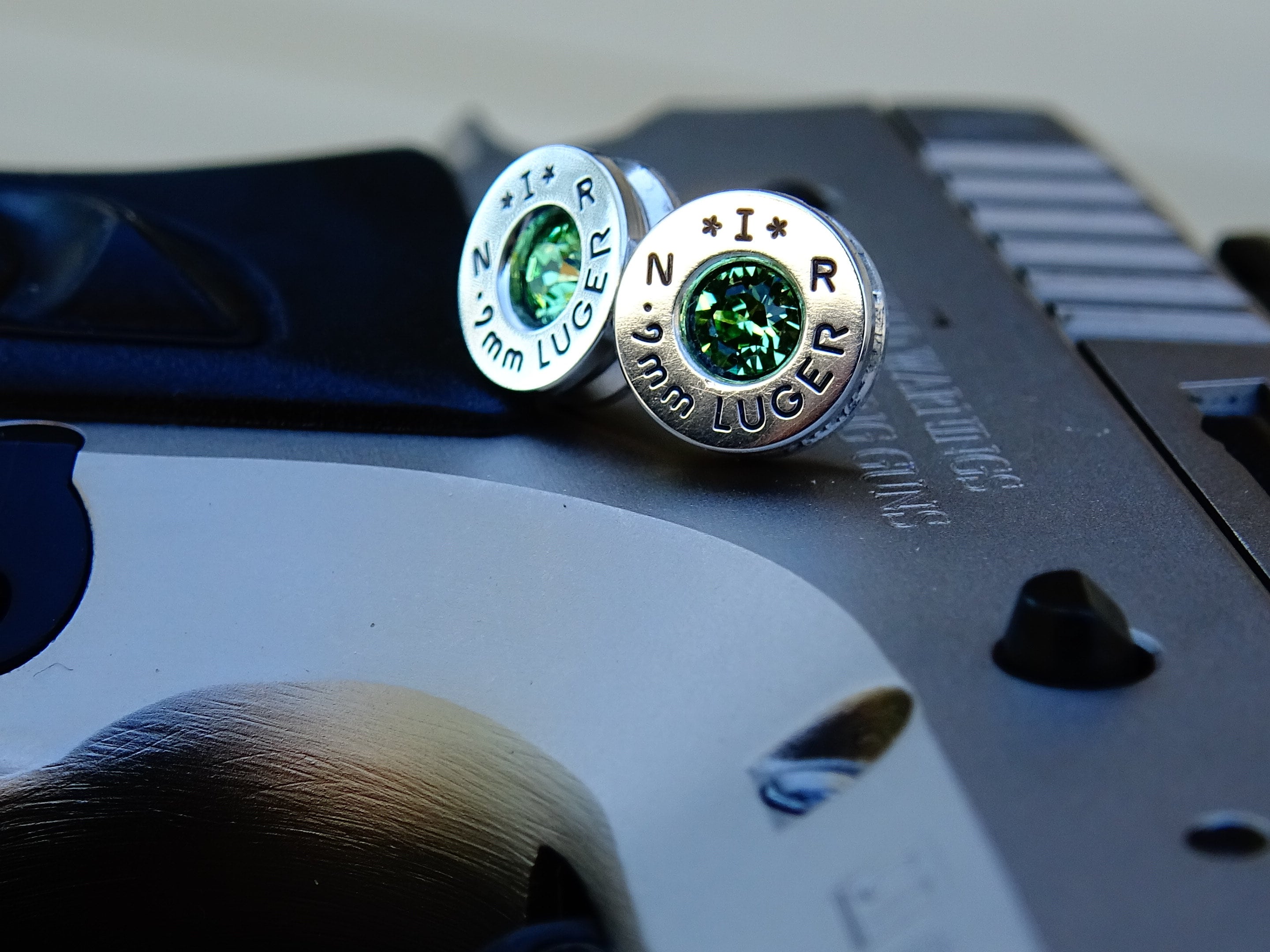 Bullet earrings __etsy:2067548151