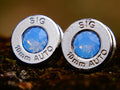 Bullet earrings blue opal __etsy:2306417449