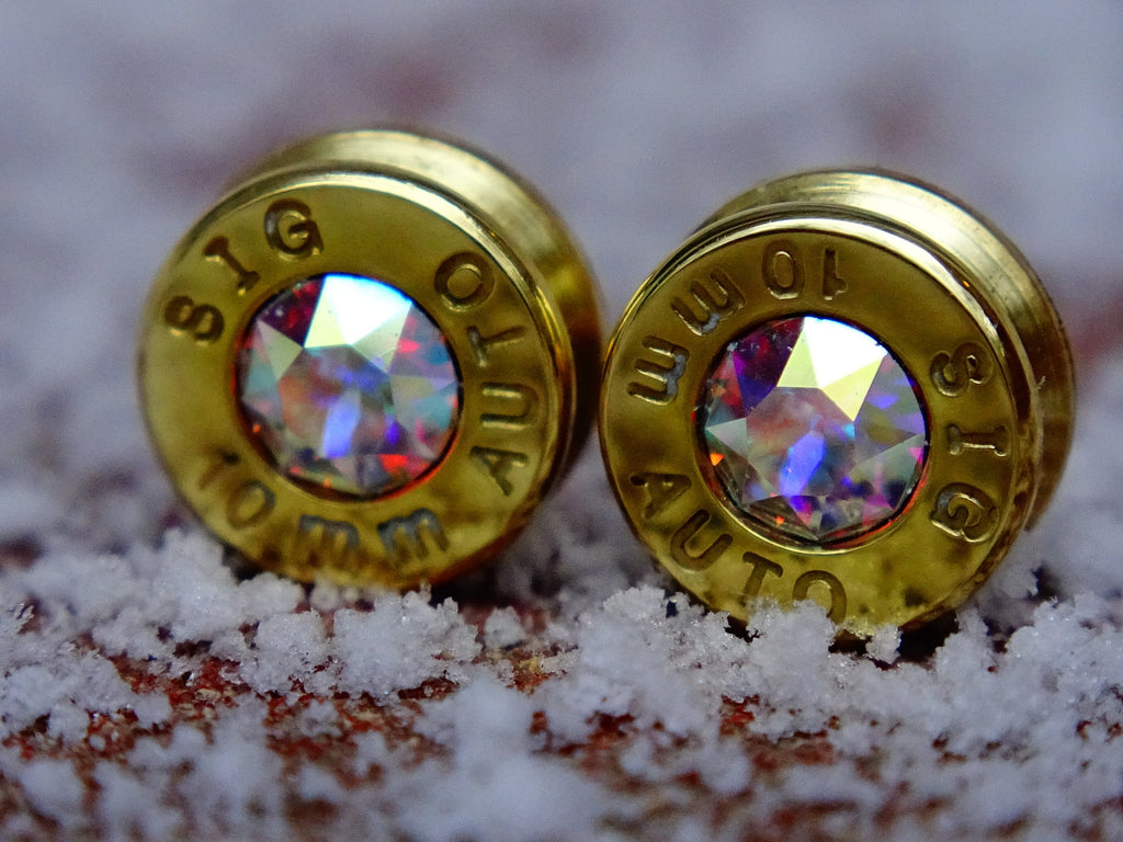 Bullet earrings 10mm