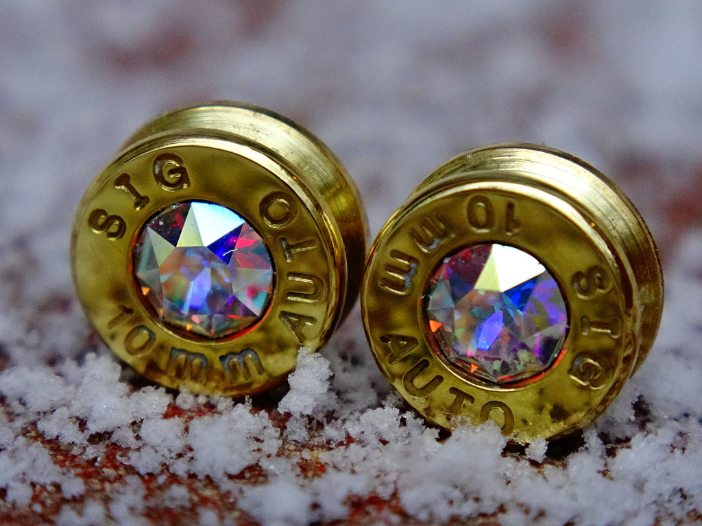Bullet earrings 10mm