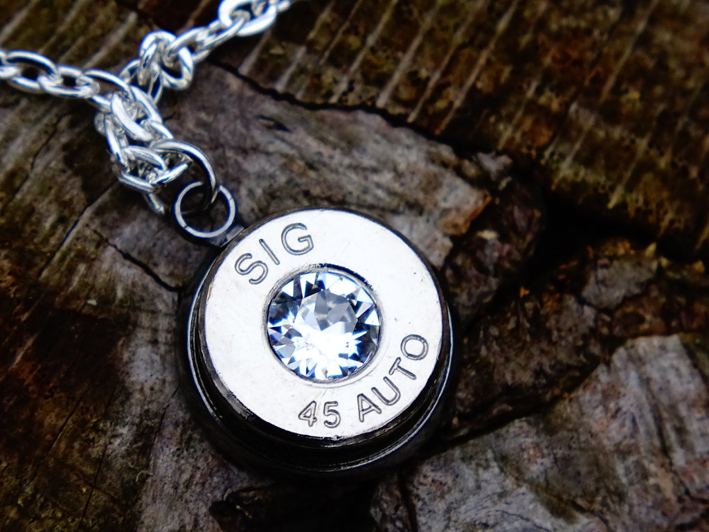Bullet earrings & necklace
