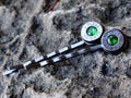 Bullet hair pins gun metal military green set __etsy:2245671017