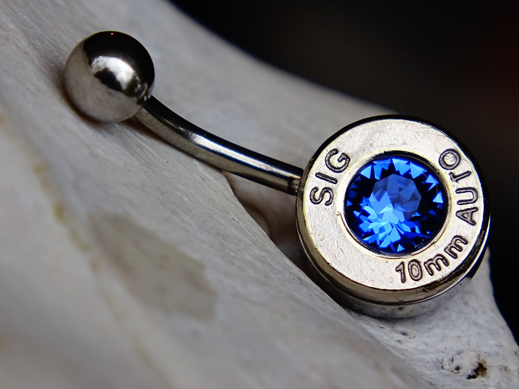 Bullet navel ring bullet earrings bullet body jewelry bullet necklace bullet charm