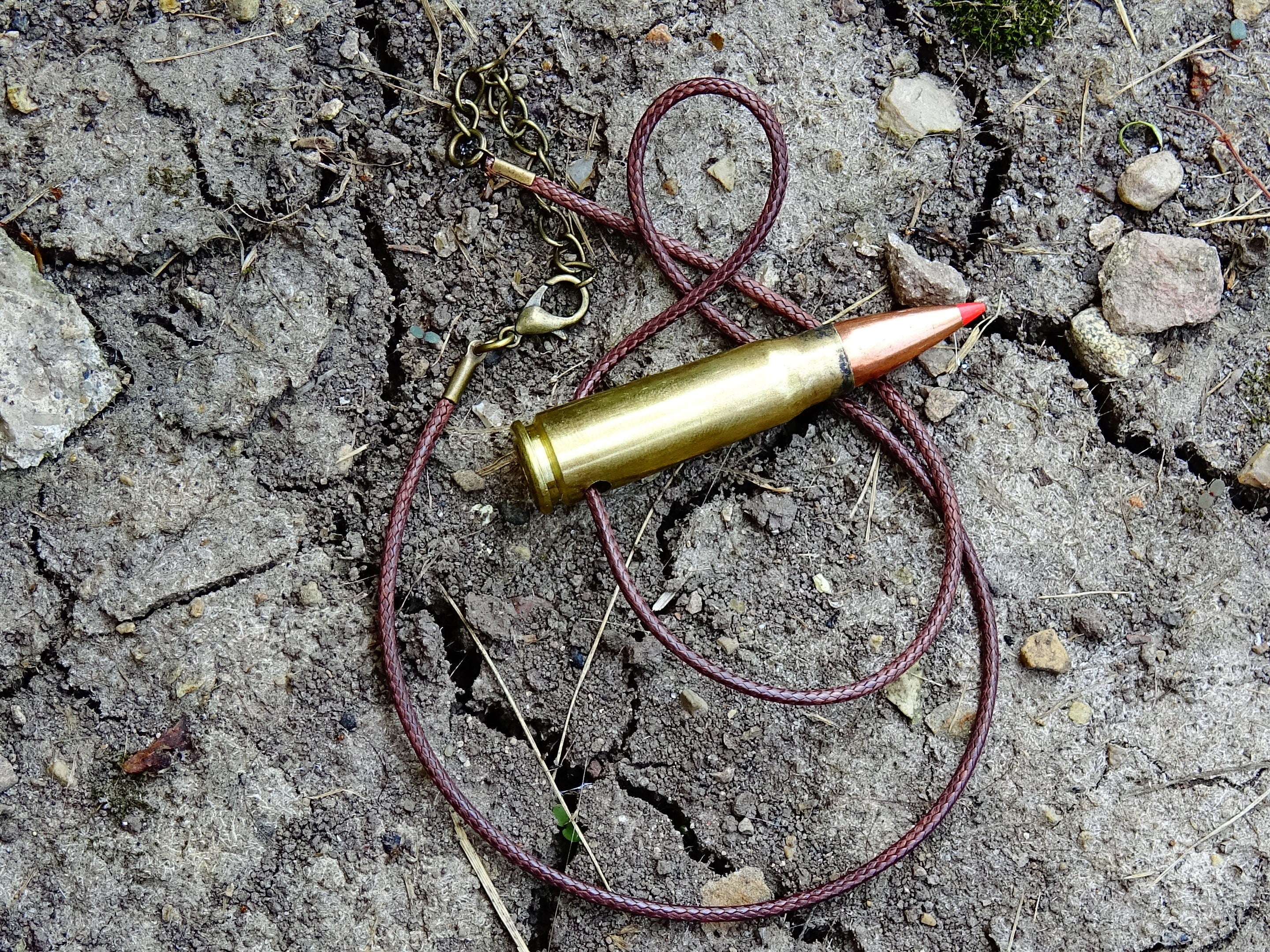 Bullet necklace __etsy:1959771004