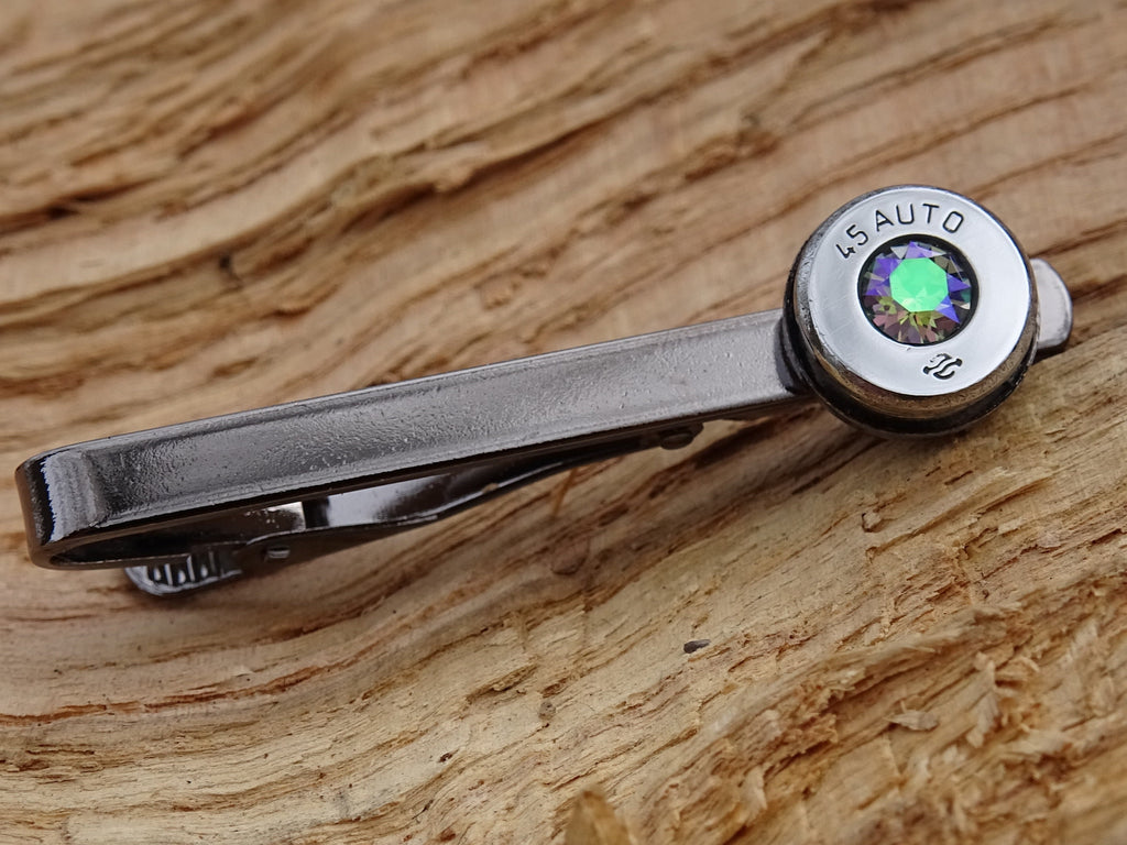 Bullet tie clip high polished alexandrite __etsy:2821329889