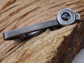 Bullet tie clip high polished black onyx __etsy:2773631502