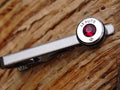 Bullet tie clip high polished ruby __etsy:2821616433