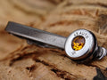 Bullet tie clip high polished topaz __etsy:2773999986