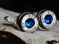 Cufflinks made with .45 Caliber bullet shells __etsy:2258383798