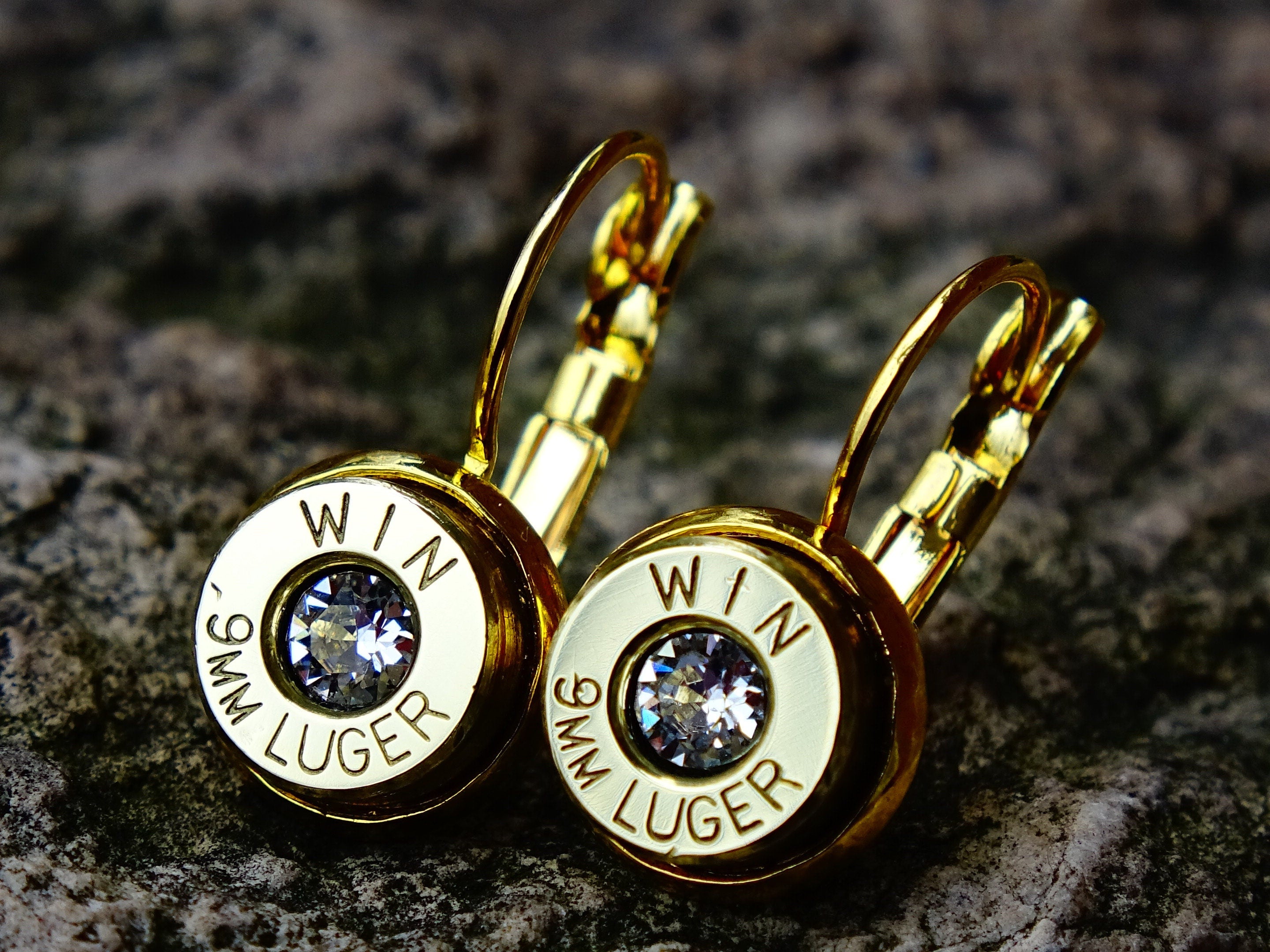 Dangle bullet earrings __etsy:2300619209