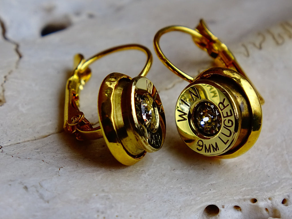 Dangle bullet earrings __etsy:2253018416