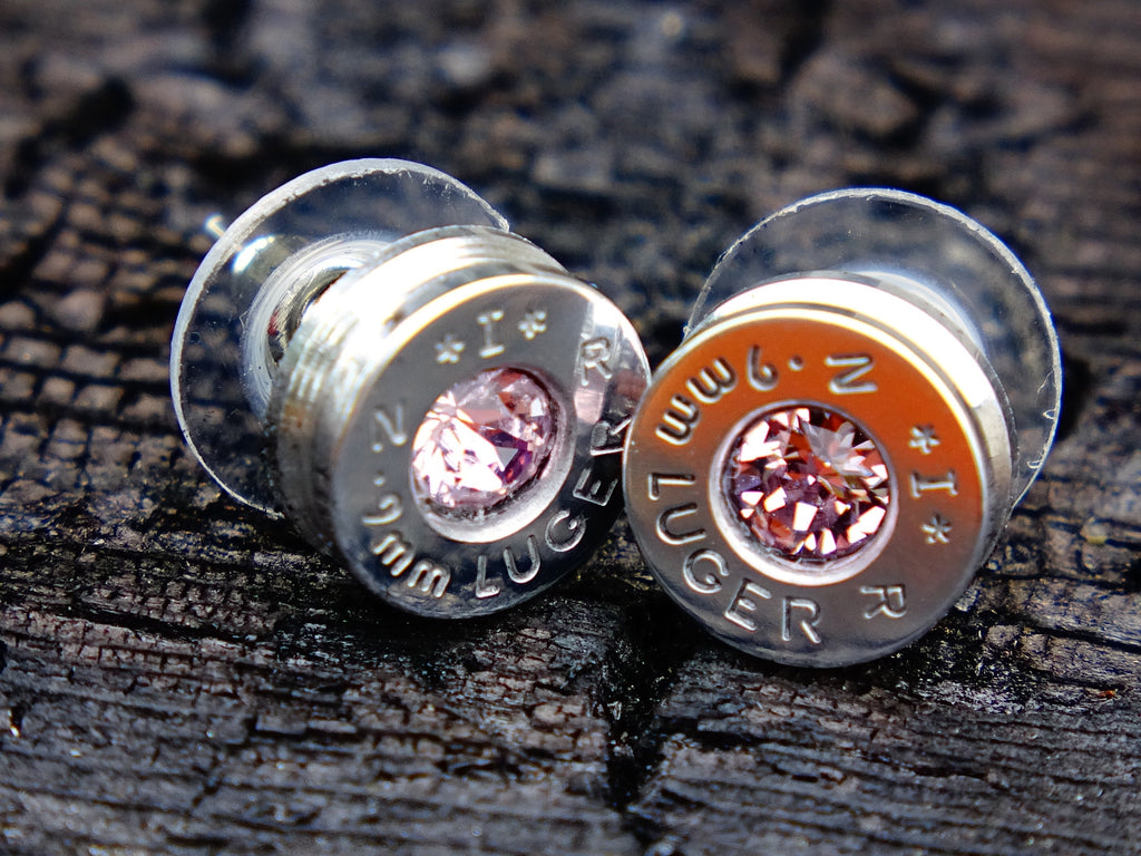 Earrings bullet silver night __etsy:1993665533