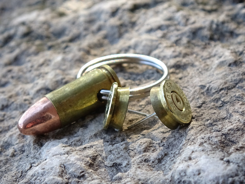 Keychain earrings bullet set