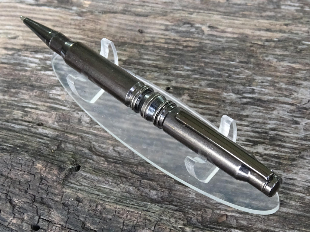 LIMITED EDITION Bullet pen 308 Black gun metal __etsy:6429558764