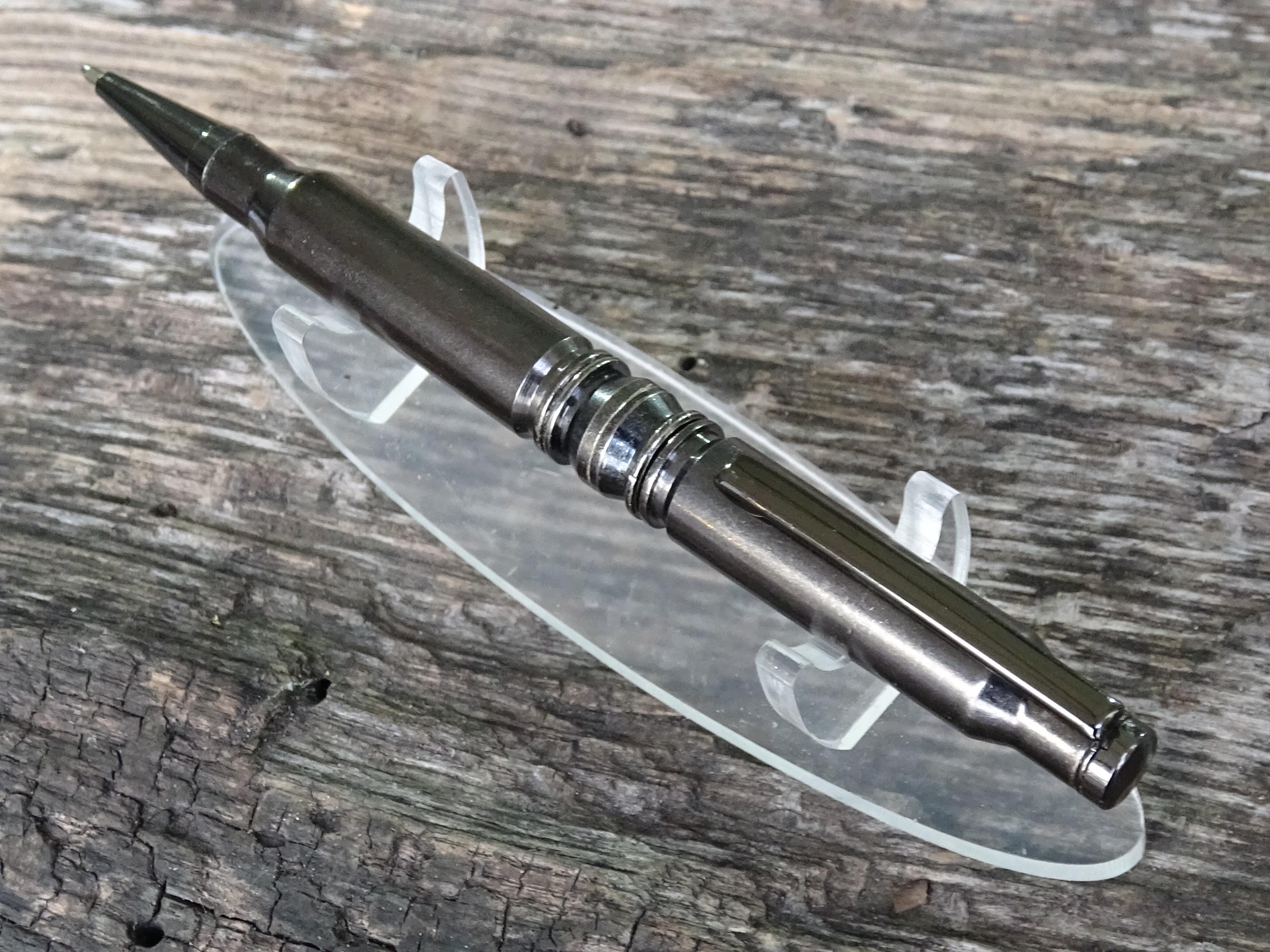 LIMITED EDITION Bullet pen 308 Black gun metal __etsy:6429558764