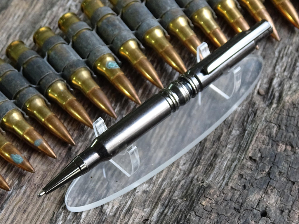 LIMITED EDITION Bullet pen 308 Black gun metal __etsy:6477655581