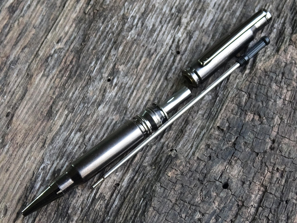 LIMITED EDITION Bullet pen 308 Black gun metal __etsy:6477655861