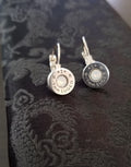 Opal 9mm Bullet French Clip Earrings __etsy:1923987116