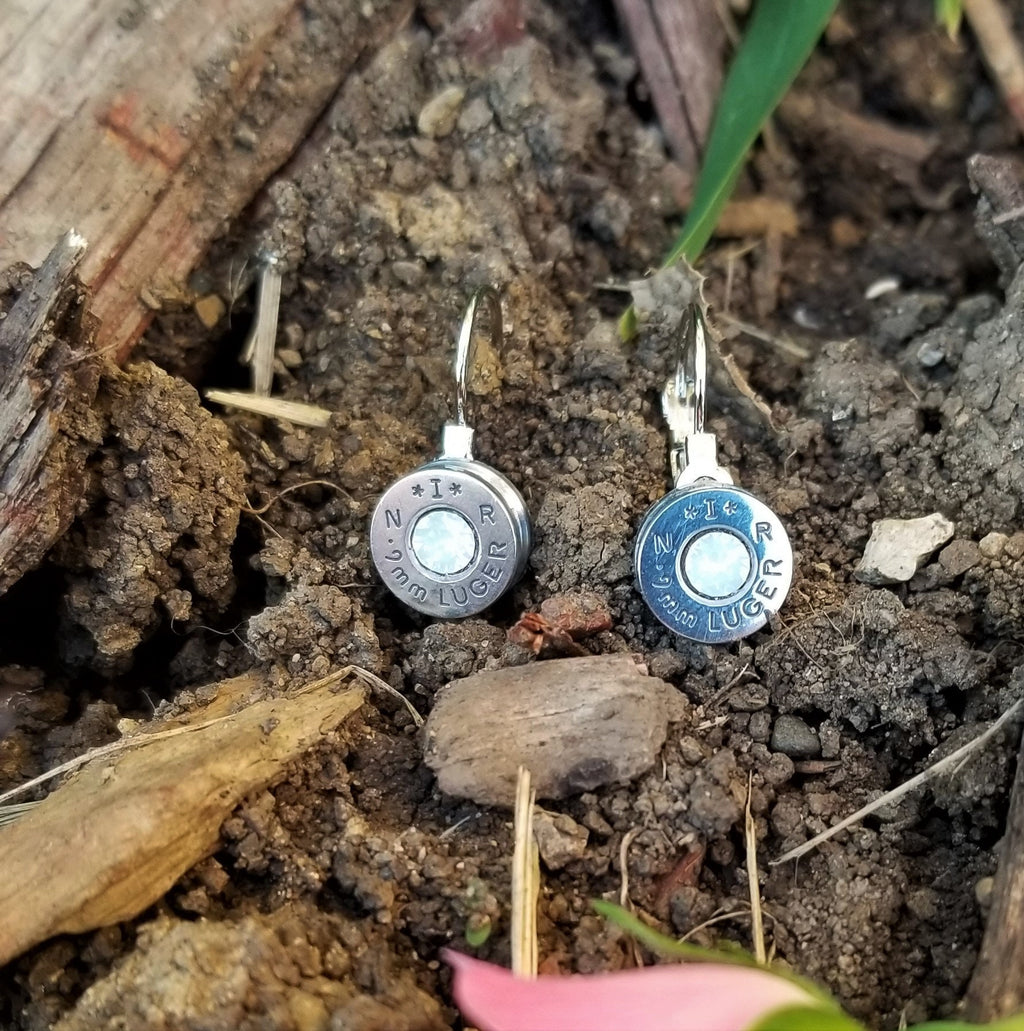 Opal 9mm Bullet French Clip Earrings __etsy:1923983538